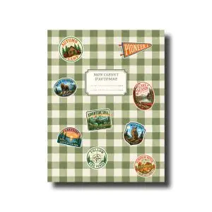 Mon Carnet d'automne bullet journal vert papeterie